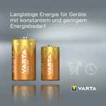VARTA Alkaline Batterie LONGLIFE, Mono (D/LR20)