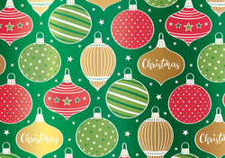SUSY CARD Weihnachts-Geschenkpapier Trees red/black