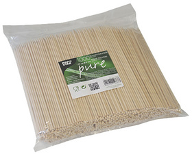 PAPSTAR Schaschlikspieße pure, aus Holz, Länge: 200 mm
