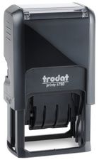 trodat Datumstempel Printy 4.0 4750 Typo Set, blau