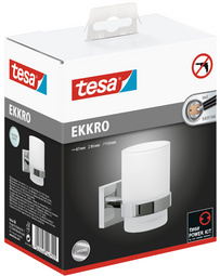 tesa Mundglashalter EKKRO, verchromt, inkl. Klebelösung