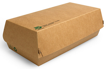 PAPSTAR Baguettebox pure, Maße: 220 x 105 x 75 mm
