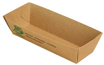 PAPSTAR Snacktray pure, Maße: 120 x 70 x 35 mm