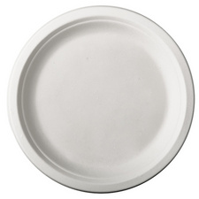 PAPSTAR Zuckerrohr-Teller pure, rund, 260 mm, 50er