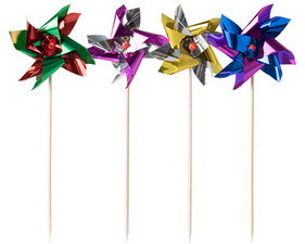 PAPSTAR Partypicker Windmühle, farbig sortiert