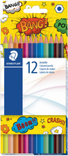 STAEDTLER Hexagonal-Buntstift Comic, 12er Kartonetui
