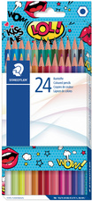 STAEDTLER Hexagonal-Buntstift Comic, 24er Kartonetui