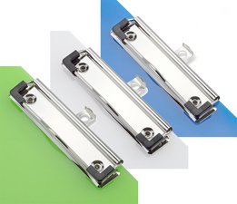 RAPESCO Klemmbrett, DIN A4, PP, transparent-farbig sortiert