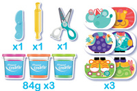 Maped Creativ my first Spielknete-Set, 9-teilig, im Koffer