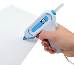 WESTCOTT Mini-Heißklebepistole mit Non-Stick Düse