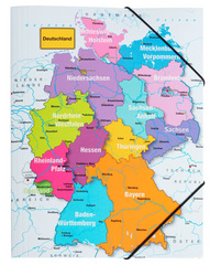 PAGNA Eckspannermappe Deutschland, DIN A3, aus Karton