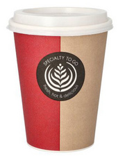 PAPSTAR Hartpapier-Kaffeebecher To Go, 0,2 l