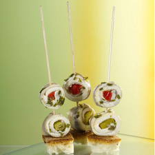 PAPSTAR Fingerfood-Spieße pure, gedrechselt, Länge: 150 mm