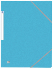 Oxford Eckspannermappe Top File+, DIN A4, pastellblau