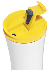 LEITZ Isolierbecher WOW, 0,38 Liter, weiß/blau