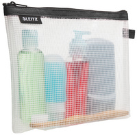 LEITZ Kosmetiktasche WOW Traveller, transparent/pink