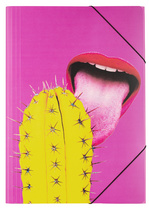 PAGNA Eckspannermappe Mouth Zine Kultur, DIN A3, PP