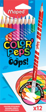 Maped Dreikant-Buntstift COLOR-PEPS, radierbar, 24er Etui