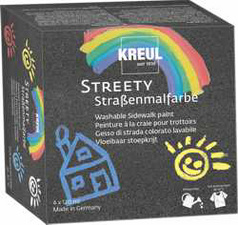 KREUL Straßenmalfarbe STREETY, 120 ml, Starter Set