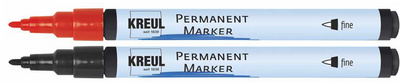 KREUL Permanent-Marker, fine, schwarz