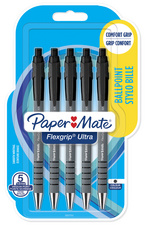 Paper:Mate Druckkugelschreiber FlexGrip Ultra, 4er Blister