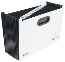 RAPESCO Fächermappe SupaFile Plus, DIN A4+, 13 Fächer, weiß
