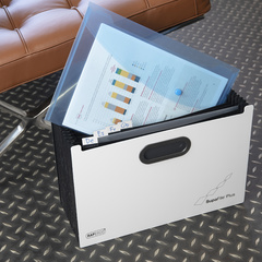 RAPESCO Fächermappe SupaFile Plus, DIN A4+, 13 Fächer, weiß