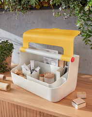 LEITZ Mobile Aufbewahrungsbox Cosy, hellgrau/blau