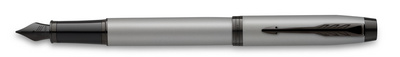 PARKER Füllhalter IM Chromatique, edelstahl / schwarz