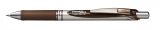 Pentel Liquid Gel-Tintenroller EnerGel BL77, Druckmechanik, nachfüllbar, 0,35mm, Braun
