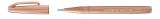 Pentel Brushpen Sign Pen Brush SES15 mit flexibler Pinselspitze, fein schreibend, Hellbraun
