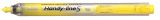 Pentel Textmarker Handy-Line, Keilspitze, Druckmechanik, Gelb